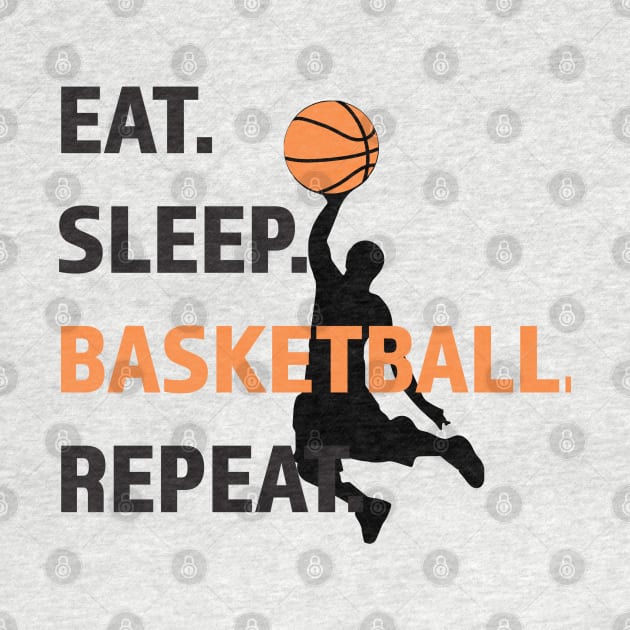 Eat, Sleep, Basketball, Repeat by NotUrOrdinaryDesign